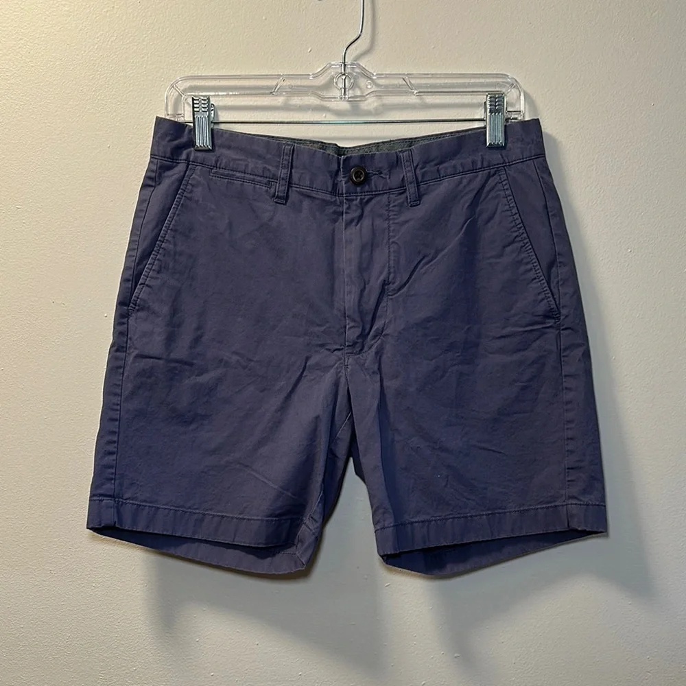 💛J. Crew Men’s Blue 7” Stretch Chino Shorts Size 29 Waist
